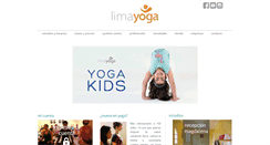 Desktop Screenshot of limayoga.com